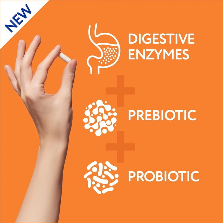 Florajen Digestive Enzymes with Probiotics & Prebiotics, 30ct