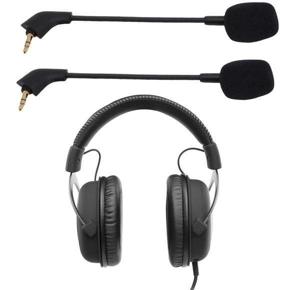 Remplacement du microphone ajustement pour Hyperx Cloud Cloud II Cloud Core Headphone, Lossless Sound Quality Quality 3,5 mm Remplacement Game Mic pour le casque de jeu