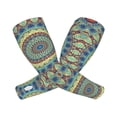 thumbnail image 2 of Fotbe Round Mandala1 UV Sun Protection Arm Sleeves - Tattoo Cover Up - Basketball Arm Sleeve UPF 50 Cooling for Men Women, 2 of 8