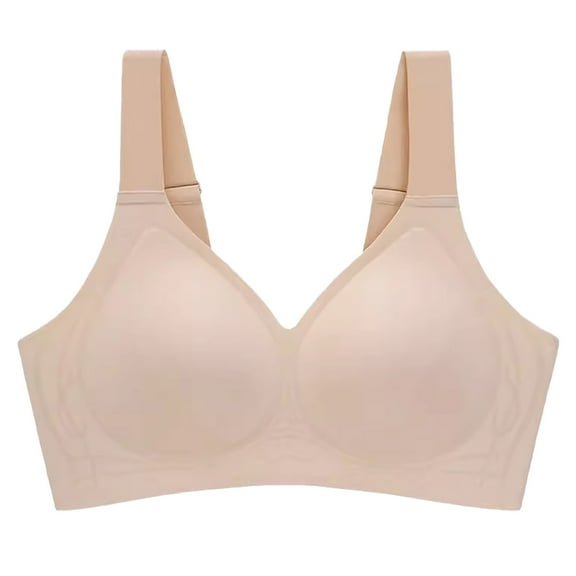 Women's Comfortable Adjustable V Neck T-Shirt Bra, No Steel Ring