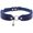 Royal blue, variant on Punk Bell Choker PU Leather Collar Gothic Necklace Neck Accessories Adjustable Size