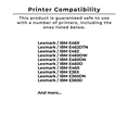 thumbnail image 3 of Zoomtoner Compatible with Lexmark IBM E260A11A Laser Toner Cartridge - Regular Yield - Black, 3 of 4