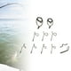thumbnail image 4 of Juego de guías de caña de pescar Sunnimix Anillo de caña de pescar 11 Uds de Acero inoxidable, 4 of 7