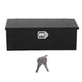 thumbnail image 2 of Boîte à Outils pour Lit de Camion, Boîte à Outils en Aluminium Robuste pour Remorque de Lit de Camionnette RV, Boîte de Rangement pour Languette de Remorque Extérieure à 5 Barres avec Clés et Verrou, 30 Po X 13 Po X 10 Po, 2 of 7