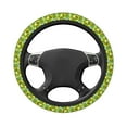 thumbnail image 3 of Gaeub Watercolor Kiwi Fruits Summer Breathable Stretch Elastic Steering Wheel Cover, Cool in Summer and Warm in Winter, Universal 15 inch, 3 of 8