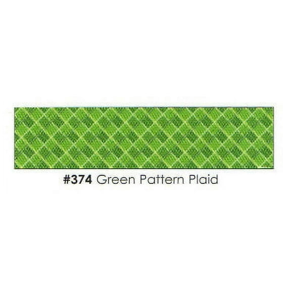 Green Pattern Plaid 3 Strips Edible Frosting Photo Cake Border Decoration