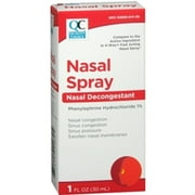 5 Pack Quality Choice 4 Way Acting Nasal Spray 1oz Each