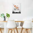 thumbnail image 2 of WFSposter-Orange Wildflower Wall Art Butterfly with Grey Flower in Bathtub Canvas Wall Art Rustic Farmhouse Funny Floral Wall Art Decor for Living Room Bedroom Bathroom Office Framed Ready to Hang, 2 of 6