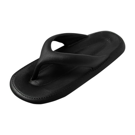 

Mens Shoes Flip Flops New Pattern Indoor and Outdoor Able Practical Beach Solid Color Comfy Slippers Shoes