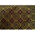 thumbnail image 4 of oneOone Cotton Silk Fabric Diamond & Circle Block Printed Fabric 1 Yard 42 Inch Wide, 4 of 4