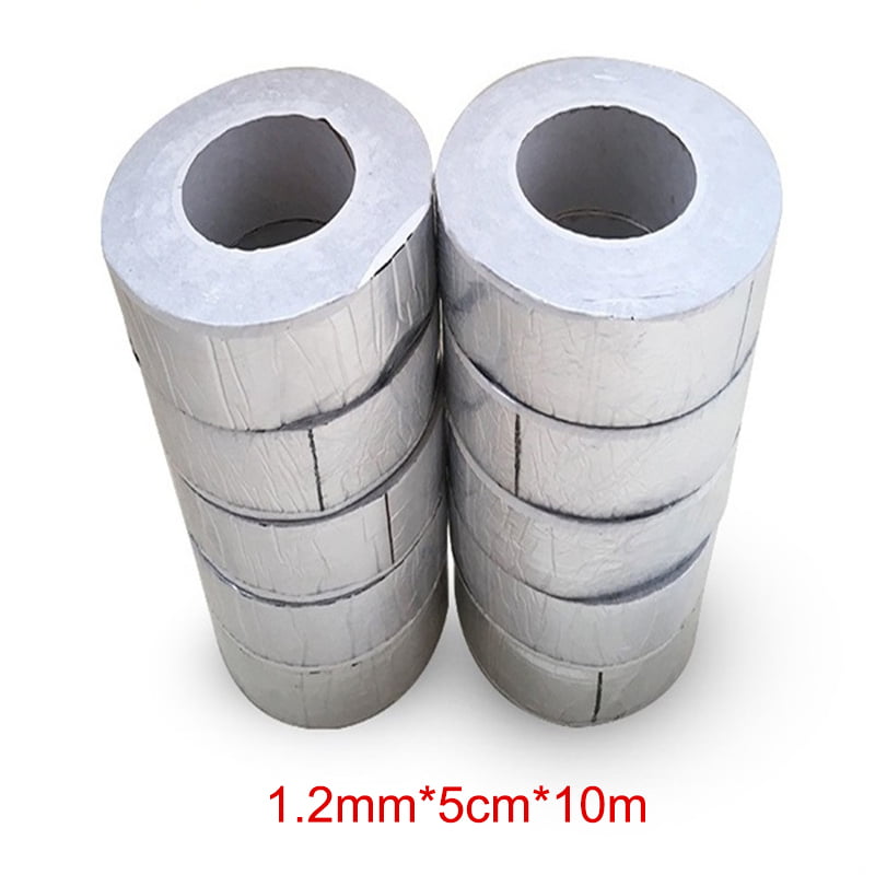 No Worries Permanent Aluminum Butyl Tape All Weather Patch Roof Super Waterproof Tape Boat,Tent Pipes Excellently Stop Leak Duct Sealant 4in X16.4 ft UV Resistant for Gutter Chimney 