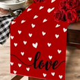 thumbnail image 4 of Colorful Love Table Flag Valentine's Day Restaurant Living Room Tabletop Decoration Wedding Anniversary Ambience Decoration Four Sizes Available(Red,L), 4 of 6