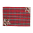 thumbnail image 2 of Pillow Perfect 599892 Stuart Placemat, Red - Set of 2, 2 of 2
