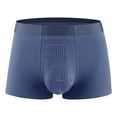 thumbnail image 1 of Mens Underwear Copper Fiber Negative Ion Solid Color Breathable Four Corner Underwear for Men Pack, 1 of 4