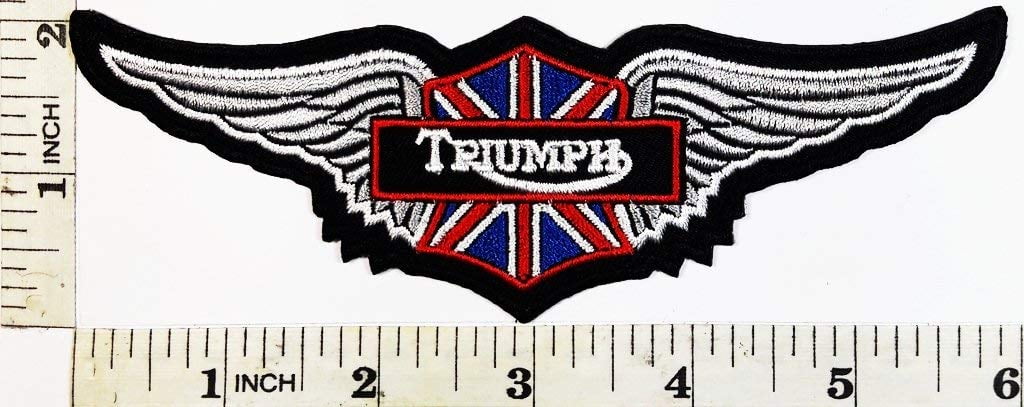 HONDA Patch Wing Red Iron/Sew On Motorcycle Biker Racing Embroidered