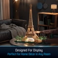 thumbnail image 4 of 4D Build, Architect Series Eiffel Tower 3D Model Kit with LED Lights, Desk Décor, Adult Puzzles, Building Toys, 3D Puzzles for Adults & Teens, 252 Pieces, for Ages 12 & Up, 4 of 6