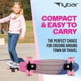 thumbnail image 7 of Flybar 22 inch Plastic Cruiser Skateboard, Non-Slip Deck, for Boys and Girls Ages 6+ up to 175lbs, Pastel Pink, 7 of 7