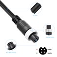 thumbnail image 5 of 4Pin Aviation Video Transmission Cable For Rearview Camera Connection In Vehicles Reversing Camera Video Extension Cable, 5 of 7