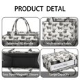 thumbnail image 4 of Large Capacity Tote Bag,White Highland Cow Sketch Pattern Handbag Fashion Luxury Tote Bag,15.7"x13"x 5.1" Inches,Laptop Compatible, 4 of 6