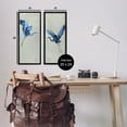 thumbnail image 5 of Stupell Industries Flying Cranes Abstract Birds Expressive Blue Animal Flight, 10 x 24, Design by Katie Swatland, 5 of 5
