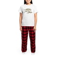 thumbnail image 4 of CafePress - Mother Of The Bride, Wedding Celebration Pajamas - Women's Short Sleeve Print T-Shirt and Pants Light Cotton Pajama Set, 4 of 7