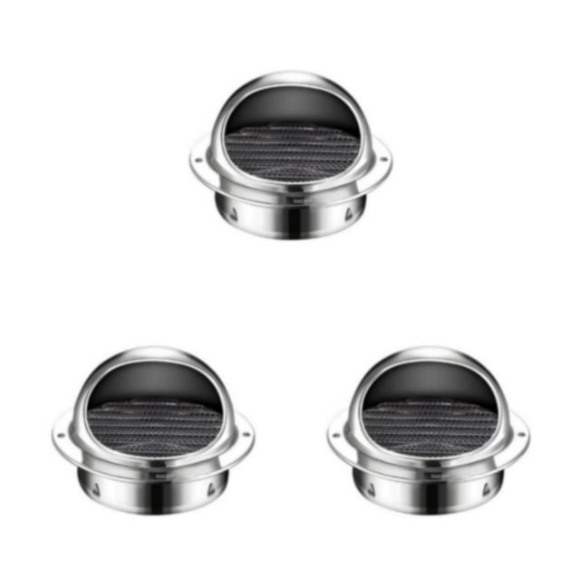 Wweixi Grille de Ventilation Résistante aux Intempéries pour un Air Frais Facile 150mm 3Set