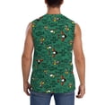 thumbnail image 4 of Balery Cartoon Air Transportation Camisetas sin mangas para hombre, absorbe la humedad y protege contra el mal olor.-3X-Large, 4 of 7