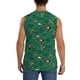 thumbnail image 4 of Balery Cartoon Air Transportation Camisetas sin mangas para hombre, absorbe la humedad y protege contra el mal olor.-Small, 4 of 7