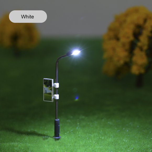 Model Railway Street Lights Led Dual Lampposts, Beautiful Led Lamp Model Lighting, for Architect Model Railway