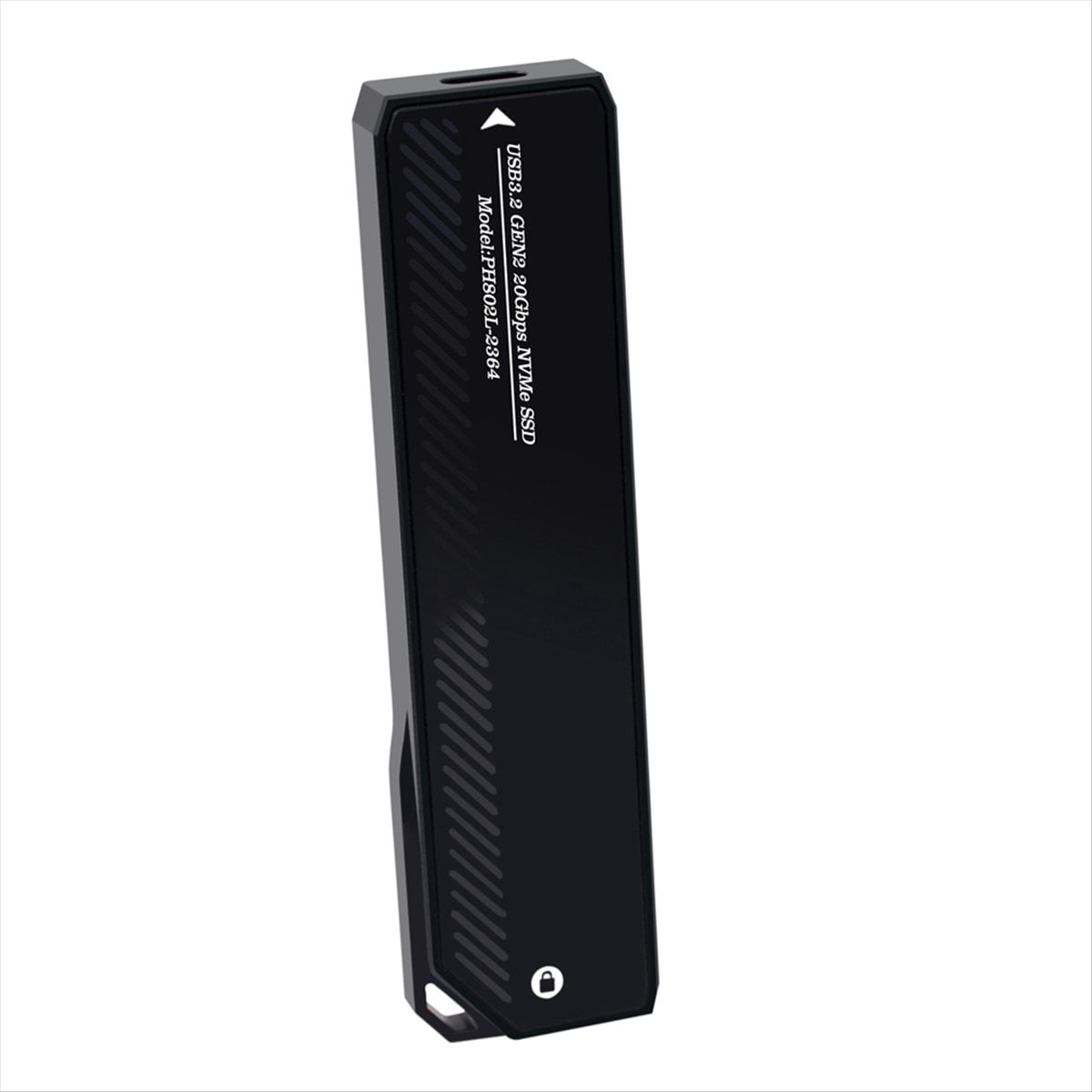 M.2 NVMe SSD Enclosure 20Gbps USB 3.0 Type C PCIe External Case USB3 M2 Storage Box Cover Solid State Hard Drive Disk,A