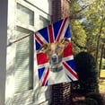 thumbnail image 2 of Carolines Treasures KJ1162CHF Jack Russell Terrier with English Union Jack British Flag House Flag House Size multicolor, 2 of 4