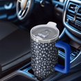 thumbnail image 6 of Dark Blue Christmas Snowflake Pattern Tumbler with Handle and Lid,40oz Double Wall Vacuum Insulated Tumbler,Cups Gift for Women and Men, 6 of 7