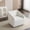 White, variant on Stylish Textured Fabric & 360° Rotation - Great for Home Theaters, Relax and Unwind