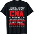 thumbnail image 2 of 100% Cotton Certified Nursing Assistant Medical Worker CNA T-Shirt, 2 of 5