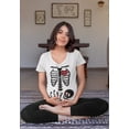 thumbnail image 3 of Old Glory Maternity Halloween Baby Geek Glasses Skeleton Short Sleeve T Shirt, 3 of 6