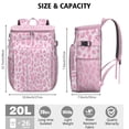 thumbnail image 3 of Travel Cooler Bag - Pink and Pink Of Leopard Print Camping Beer Cooler Backpack with Bottle Opener- Waterproof Insulated Picnic Backpacks - Cooler Bag for Beach, 3 of 6