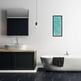 thumbnail image 2 of Stupell Industries Bathroom "The Rules" Turquoise , 10 x 24,Design by Anna Quach, 2 of 5