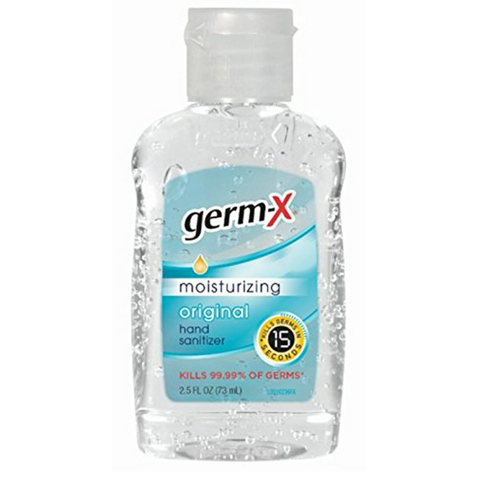 GermX Hand Sanitizer, Original, Travel Size, 2.5 Fluid Ounce Walmart