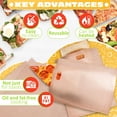 thumbnail image 4 of 12 bolsas de tostadora reutilizables antiadherentes – Bolsas para sándwich de tostadora Bolsas para tostadora de queso a la parrilla Bolsas reutilizables para alimentos – Bolsas de tostadora resistent, 4 of 9