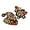 Brown, variant on 2 Pcs Wooden Christmas Tree & Hat Tray - Charcuterie Platter Cutting Board for Christmas Party Cheese Food Fruit