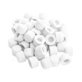 thumbnail image 1 of Embout de Remplacement en Caoutchouc pour Butée de Porte Premium, Blanc (50 Pack), 1 of 1