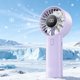 thumbnail image 4 of Portable Handheld Fan Rechargeable Mini Fan With LED Display 3 Speed USB Fan For Travel Office Outdoor, 4 of 7