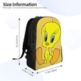 thumbnail image 4 of Animated Tweety Looney Tunes Laptop Backpack Lightweight Basic Unisex Daypack School Bag Student Bookbag Satchel Travel Bag Rucksack, 4 of 8