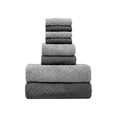 thumbnail image 2 of Velvet Towel Set Soft Absorbent Bath Towels for Home and Daily Use, Gray, 2 of 9