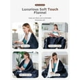 thumbnail image 5 of Heated Blanket,Soft Flannel Heated Throw Blanket,Fast Heating Electric Throw Blanket with 8 Heating Levels,9 Hours Auto Shut Off,Overheating Protection, Machine Washable Prefer for Home, 5 of 6