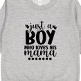 thumbnail image 3 of Inktastic Just a Boy Who Loves His Mama Toddler Sweatshirt, 3 of 4