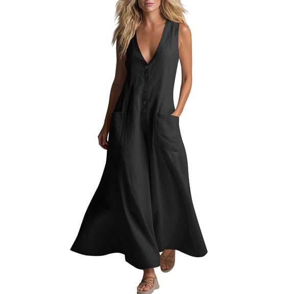 Fesfesfes Spring Dresses for Women Boho Dress Ruffle Hem Bodycon Dress Casual Beach Dress Summer Linen Loose Pocket Quarter Sleeve Long Dress