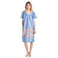 thumbnail image 5 of Casual Nights Women's Short Sleeve Muumuu Lounger Dress, 5 of 5