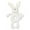 Bunny Rattle, variant on Baby Unisex Infant Rattle Toy, Nursery Sensory Animal Plush Made with 100% Organic Cotton Shell and Polyester Fill, Sweet Bear, Bunny, or Dog Stuffed Animals for Babies
