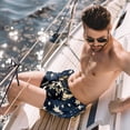 thumbnail image 2 of luoweisi Men's Beach Shorts Quick Dry Swim Trunks with Mesh Lining Sheepdog L, 2 of 5